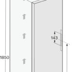 Отдельно стоящий морозильник FNS4882D edt/cs