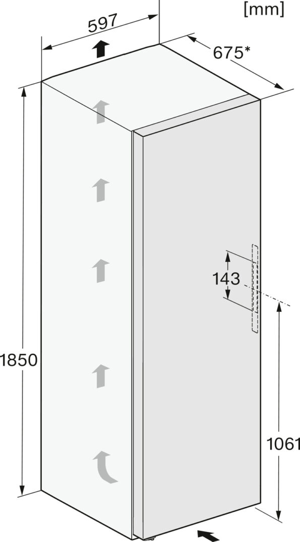 Отдельно стоящий морозильник FNS4882D edt/cs